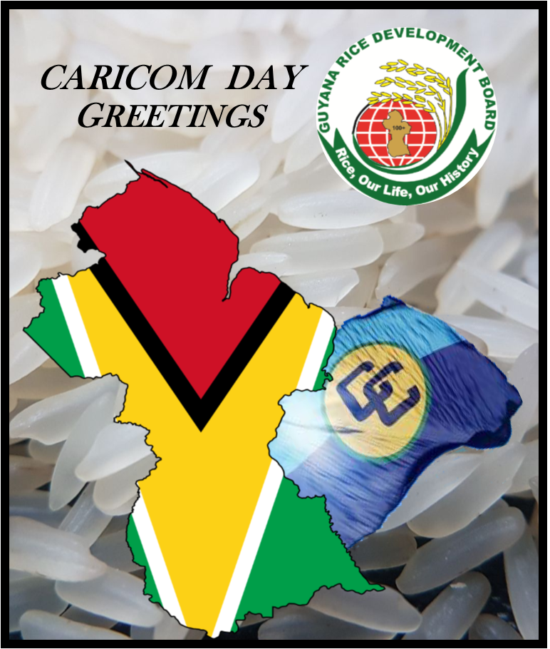 Happy CARICOM Day From The Management And Staff Of GRDB – Guyana Rice ...